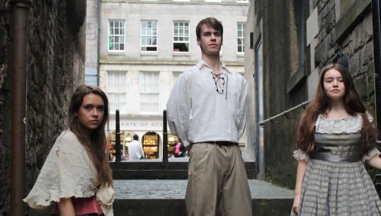 Sarah Brown, Adam Motio and Irene Vazquez-Scortti. Photo Ellie Innes