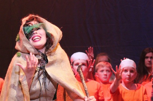 The Witch (Zoe Moore). Photo Stephen Clinton
