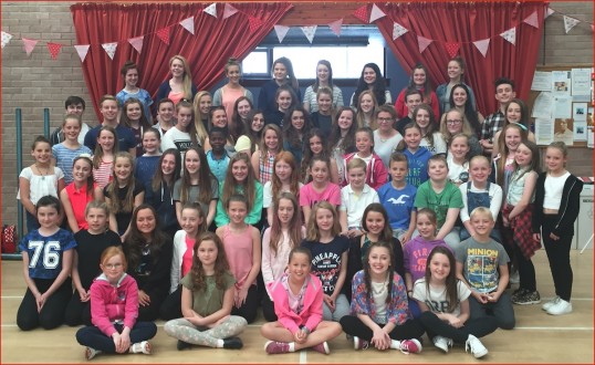 The full Honk! cast. Photo LYAMC