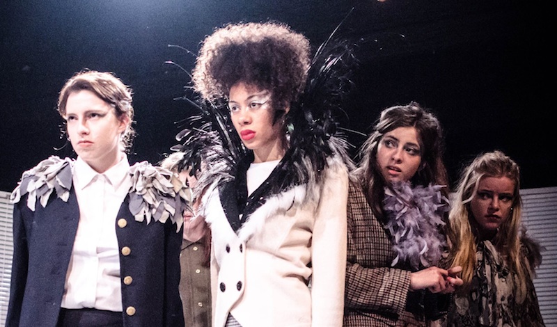 Cagebirds – Erica Belton, Esme Allman, Agnes Kenig and Poppy Mcalister Photo Aliza Hoover