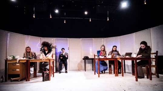 Poppy Mcalister, Esme Allman, Erica Belton, Louisa Doyle, Agnes Kenig and Jennifer Jones. Photo: Aliza Hoover