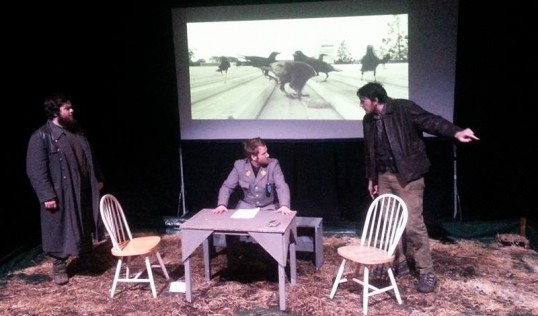 Douglas Garry, Gerry Kielty and Mathew Jebb. Photo: Ben Blow