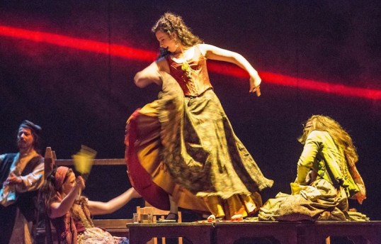 Justina Gringyte as Carmen. Photo: James Glossop