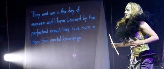 Melanie Jordan as Lady Macbeth in Ludens Ensemble's MacBeth in Silence. Photo: Hidden Door