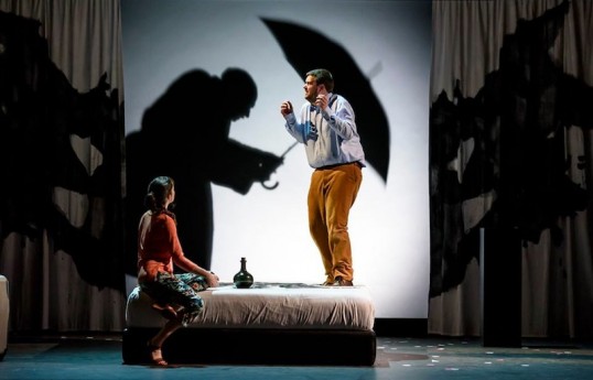 Rachel Kelly (Catherine), Ben McAteer (James). Photo: Bill Cooper