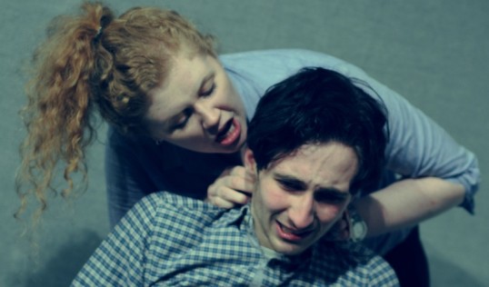 Esmee Cook (Ariel) and Scott Meenan (Katurian). Photo: Glen Shepherd