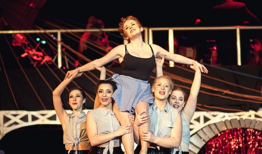 The cast of Guys and Dolls, Photo: EU Footlights