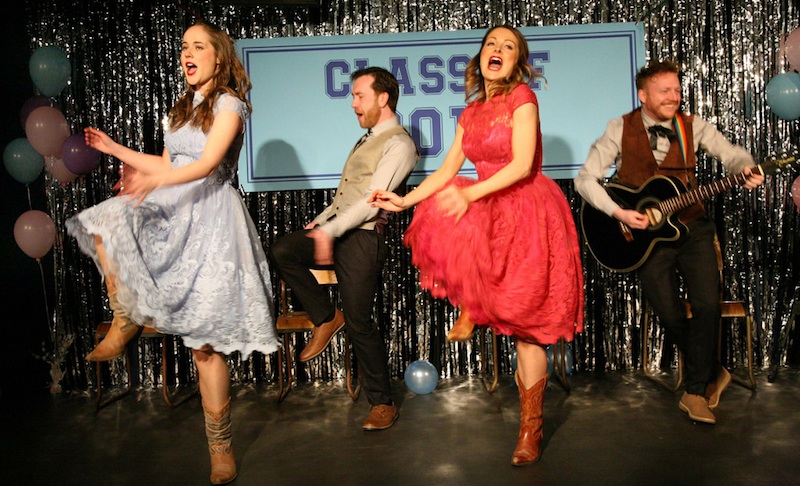 Helen MacKay, Martin McBride, Nicola Roy and Ryan Fletcher. Photo Leslie Black