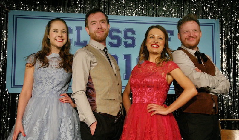 Helen MacKay, Martin McBride, Nicola Roy and Ryan Fletcher. Photo Leslie Black