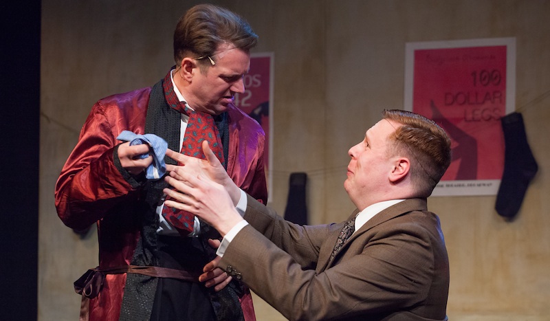 Andrew McDade (Max) and Gerrard Doran (Leo). Photo: Alan Potter