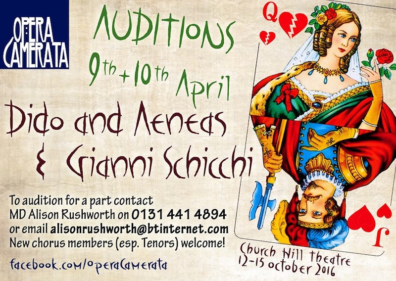 Camerata Casting Call