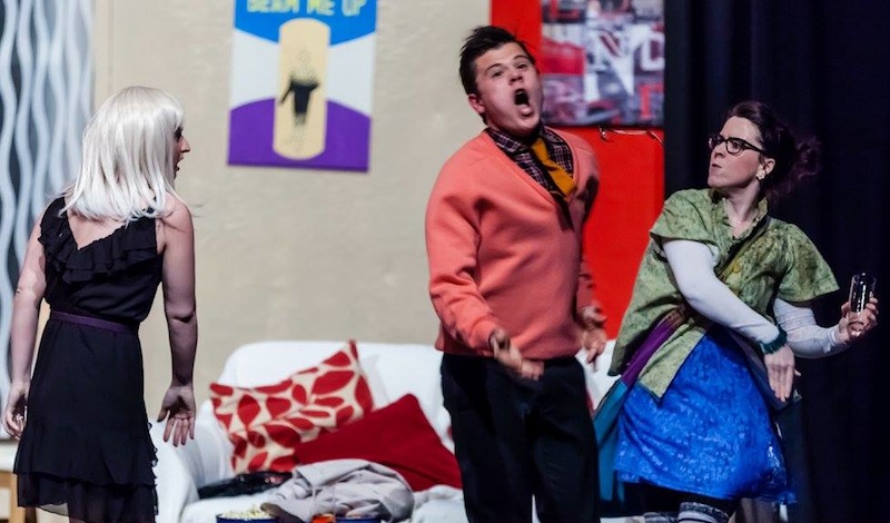 Best Moment of Theatre - The throwing of two drinks followed by a double slap". Photo: Walter Hampson