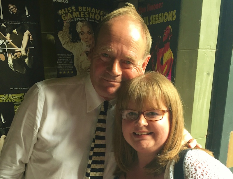 John Lloyd with Kirsty Boyle