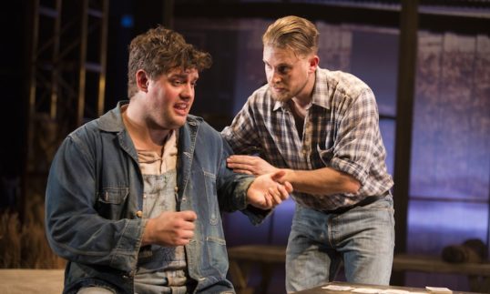 Kristian Phillips (Lennie) and William Rodell (George)