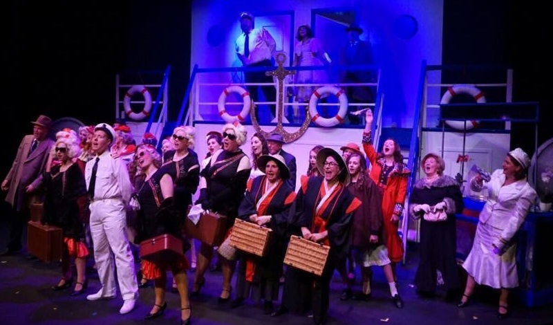 The ensemble of Anything Goes. Photo Musselburgh Camera Club