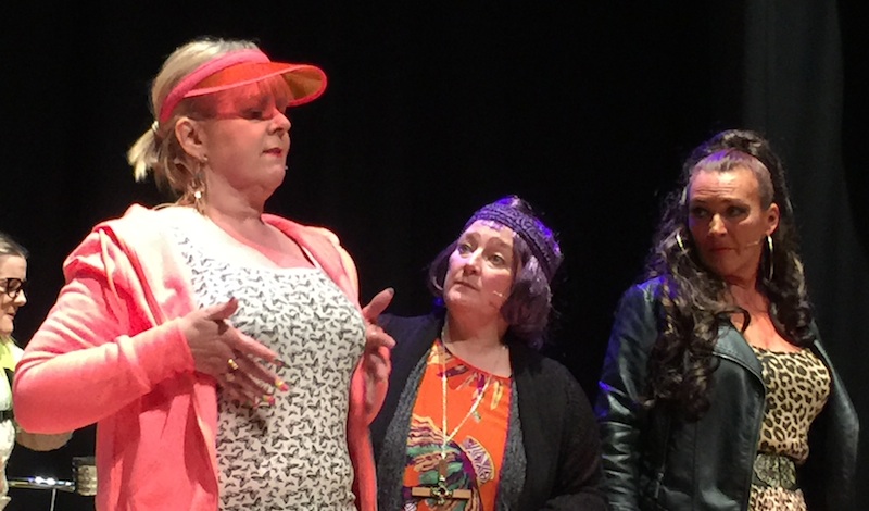 Fiona Robertson, Elaine Clark and Janice Bruce. Photo The Twilighters