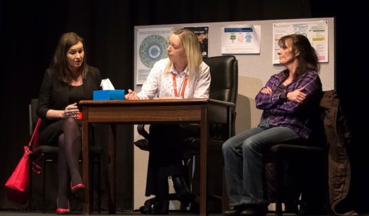Lynn Cameron, Stephanie Hammond and Anne Mackenzie. Photo Terry Railley