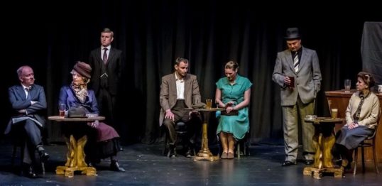 The Grads production of The Rose and Crown. Photo Walter Hampson.