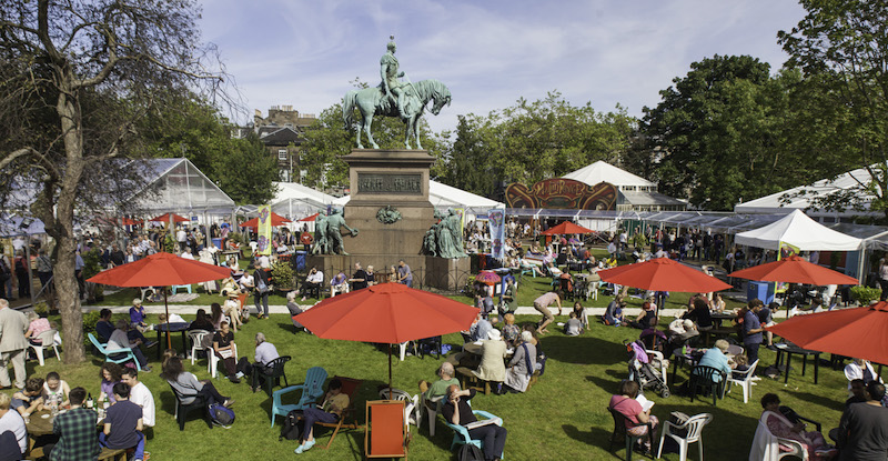 Charlotte Square Gardens 2016, Photo Robin Mair, Edinburgh International Book Festival