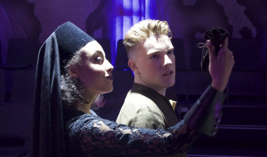 Harmony Rose Bremner and Gus Harrower. Photo: Mark Gorman