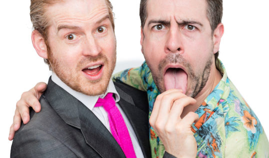 Ruaraidh Murray and Mark Farrelly. The Club publicity image
