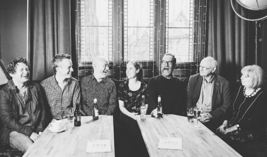 The Cast of Before the Hudson and the Liffey. Photo: Mihaela Bodlovic