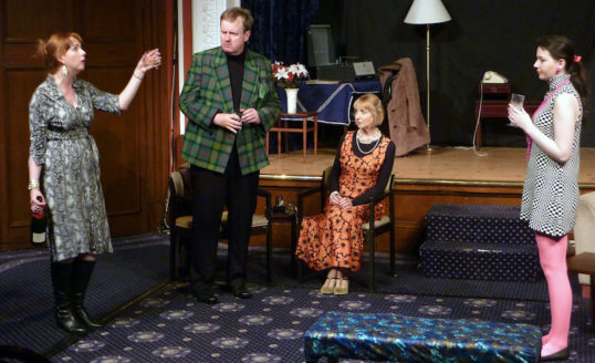 Therese Gallagher, Derek Melon, Jan Renton and Georgia Smith. Photo: Martin Burnell