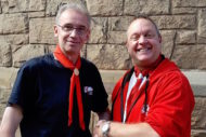 Baton passes at Gang Show