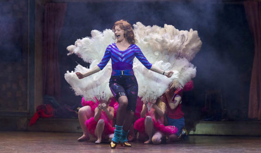 Annette McLaughlin (Mrs Wilkinson) and Ballet Girls. Photo Alastair Muir