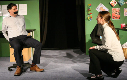 Andy Clark and Helen MacKay. Photo: Leslie Black