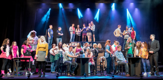 Michelle Baskeyfield and chorus. Photo Nicky Graham (Modern Take Photography) 