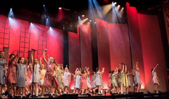 Schooldays - the junior gang having a ball. Photo Ryan Buchanan