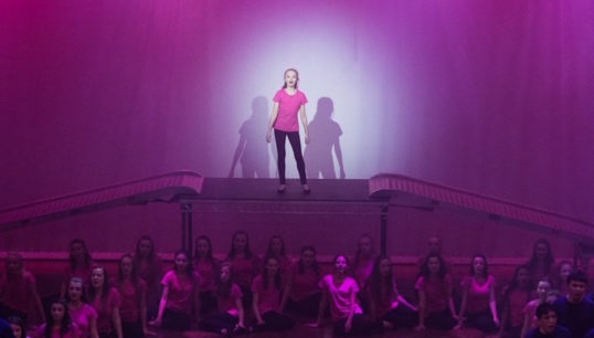 Jessica Lyall sings Mama. Photo: Ryan Buchanan