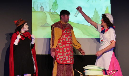 Ruth Gray, David Hastie and John Webster. Photo: Sarah Howley