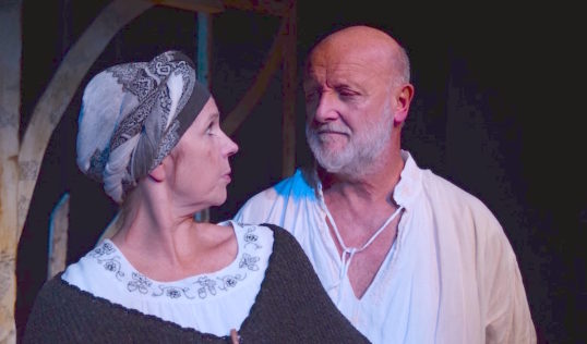 Sally Edwards and Philip Whitchurch. Photo Bated Breath