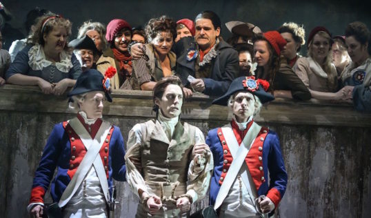 The Two Cities Twelve from a previous city. Photo: Touring Consortium Theatre Company