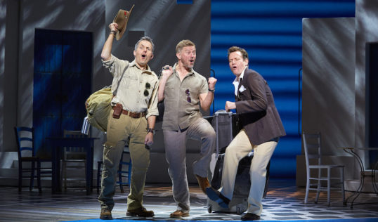 Christopher Hollis (Bill), Richard Standing (Sam) and Tim Walton (Harry) . Photo: Brinkhoff/Mögenburg 