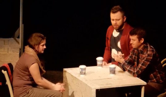 Hannah Bradley, Thomas Timms and Oli Trotter. Photo J Gordon Hughes