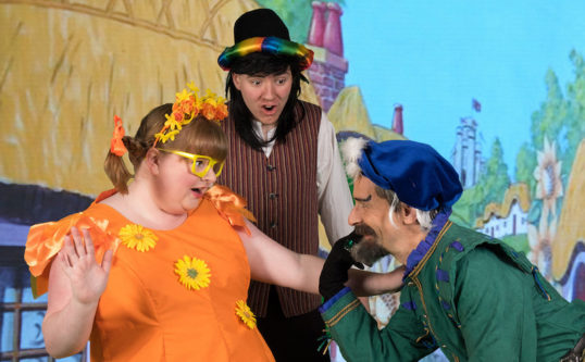 Kirsty Boyle, Cameron Kirby and Mike Brownsell. Photo: Graham Bell