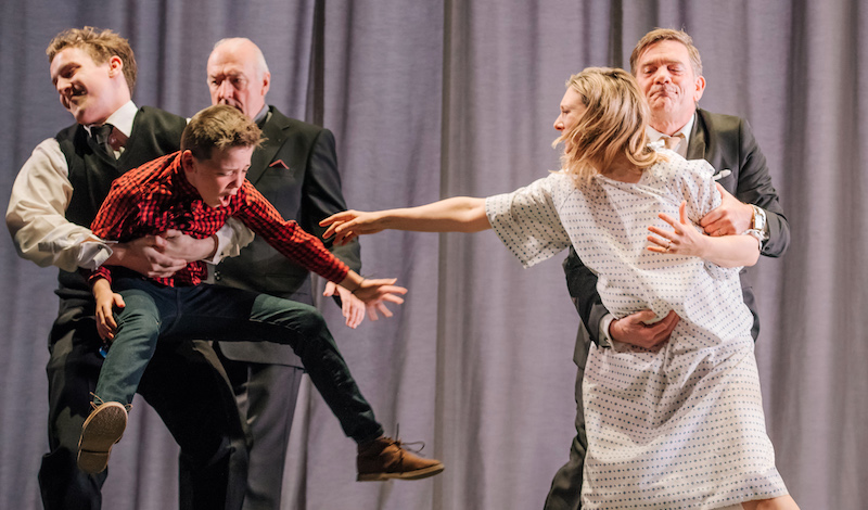 Scott Mackie, Will Robertson, John Stahl, Frances Grey, John Michie. Photo – Mihaela Bodlovic