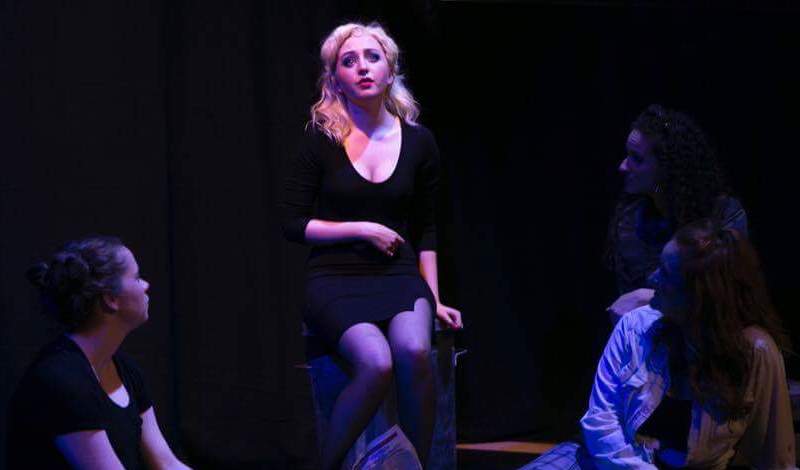Fiona Dawson with Rachel Aedy, Mia Oudeh and Sarah Quinn. Pic Sam Ezra Young