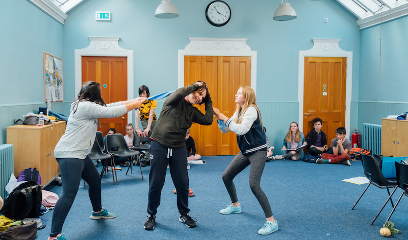 The cast of Danny 306 in Rehearsal 3