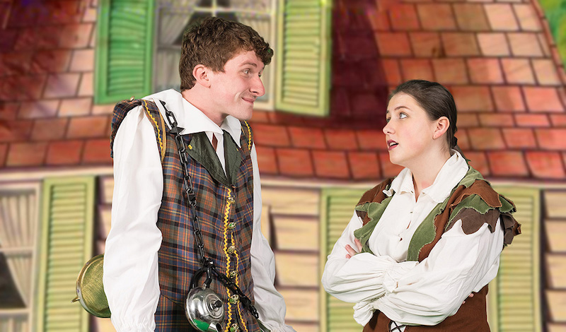 Peter Morrison, Scarlett Massie. Pic Graham Bell
