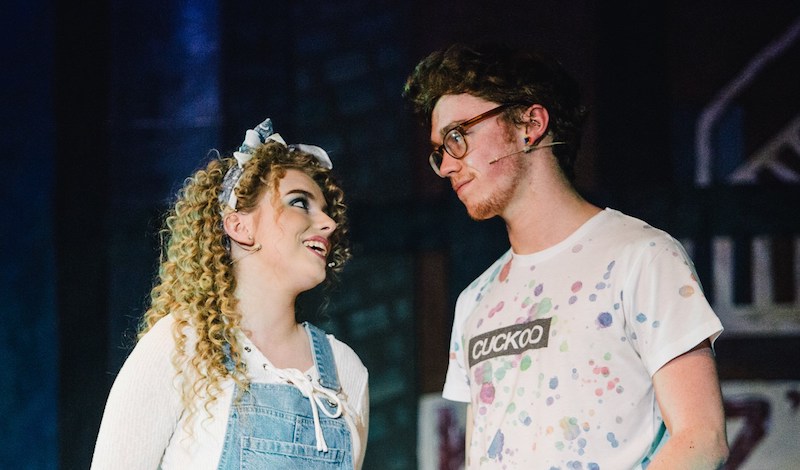 Alice Hoult and Adam Makepeace. Pic Andrew Perry