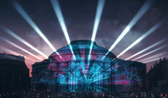 Aberdeen Standard Investments Opening Event 2018 Five Telegrams. EIF Visualisation Credit- 59 Productions