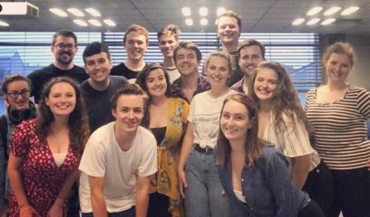 The cast and creatives of Room 29 Productions' Dogfight. Pic: Room 29 Productions.