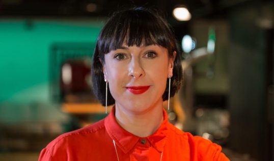 Orla O'Loughlin who is leaving the Traverse in the autumn of 2018.