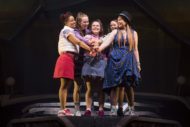 Rachelle Diedericks, Sarah Kate Howarth, Faye Christall, Lauren Jacobs and Katy Clayton in The Band. Pic Matt Crockett