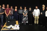 The cast and creatives of Ulster American at the Traverse. Pic: Traverse