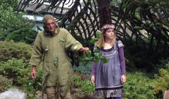 Alan Ireby and Hannah Peace. Pic: Thom Dibdin